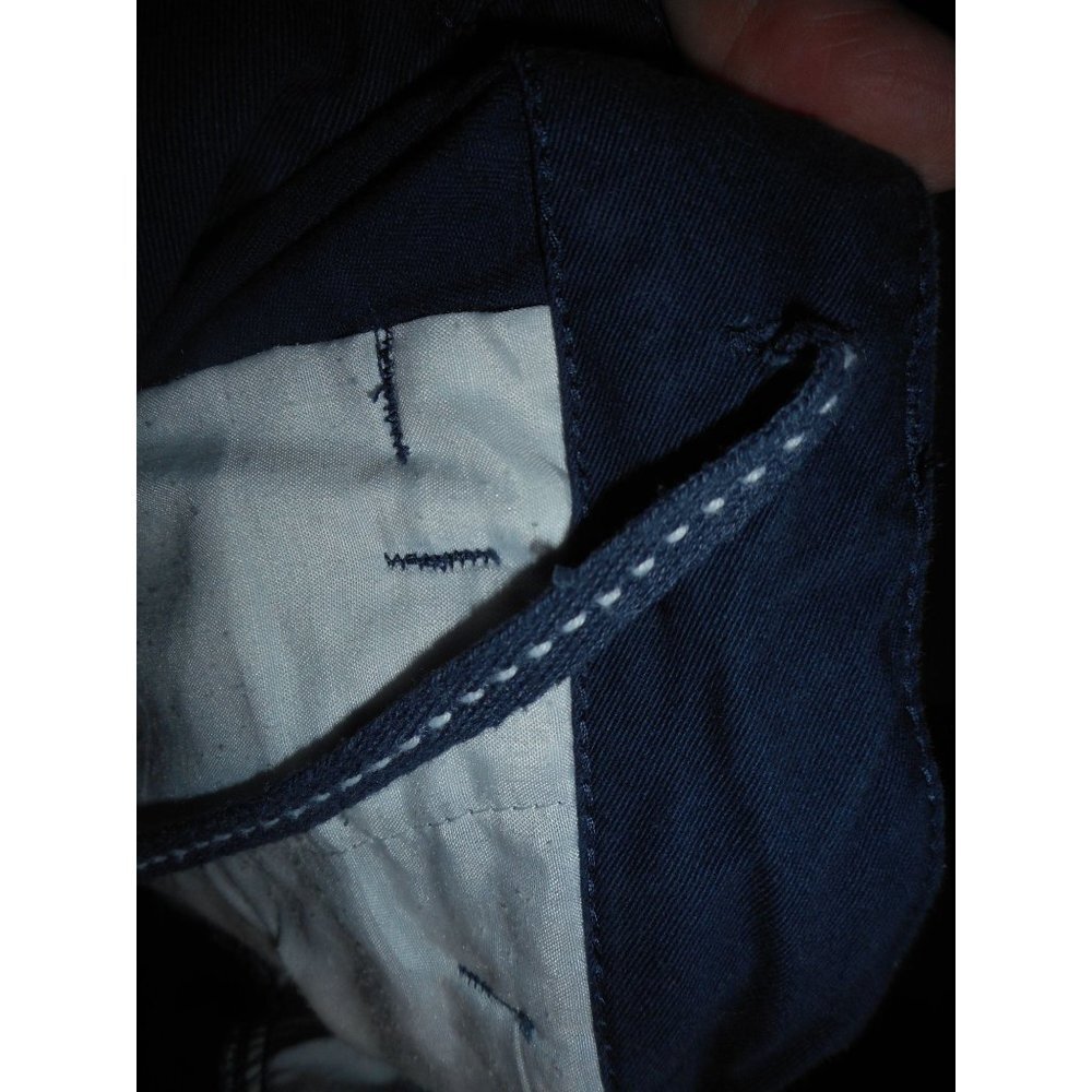 Blue twill Cargo Men's Shorts Sz 36 100% cotton - Picture 5 of 7